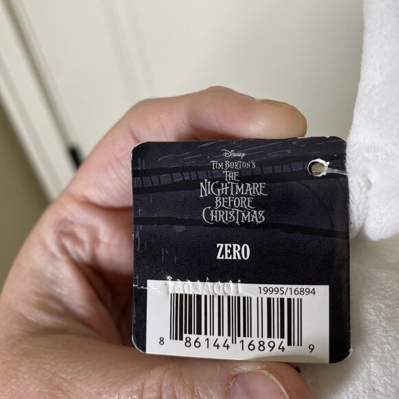 NWT Disney Tim Burton's The Nightmare Before Christmas Plush Zero Ghost Dog 30th - Picture 9 of 9